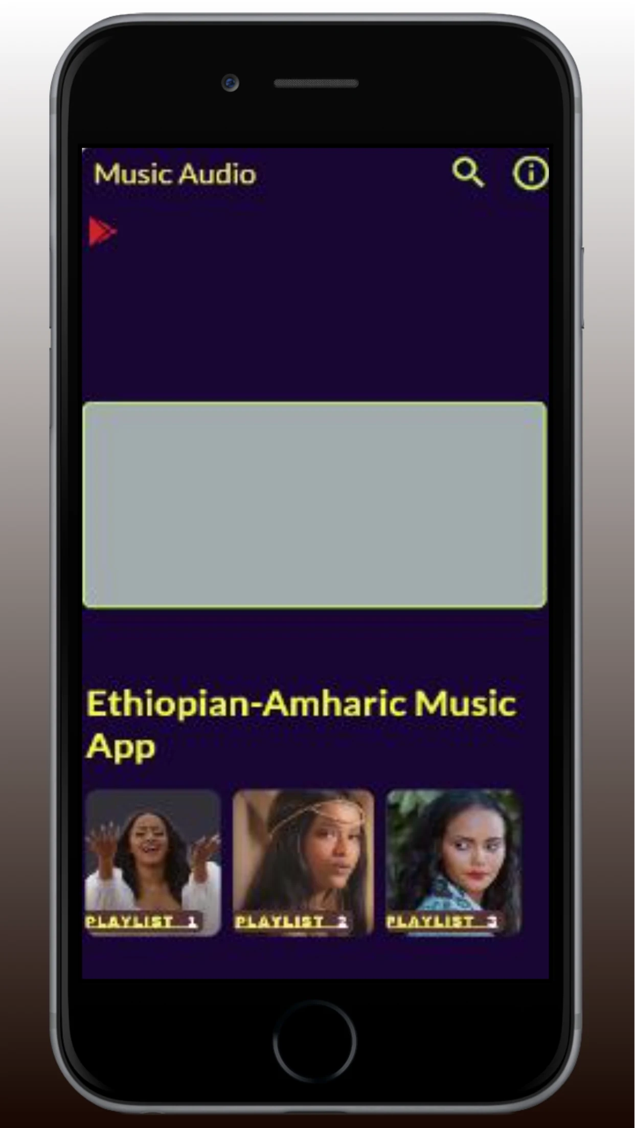 Ethiopian-Amharic Music App screenshot